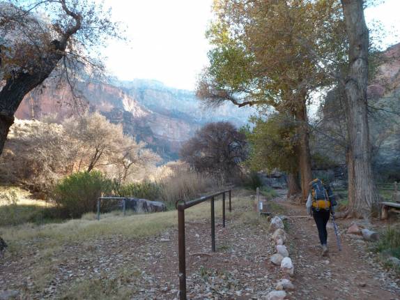 Metade do caminho na subida do Grand Canyon, no Arizona, nos Estados Unidos